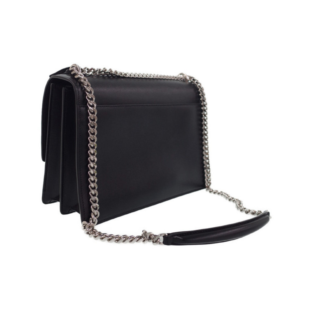 Saint Laurent Sunset Large Chain Shoulder Bag Black - Picture 2 of 9